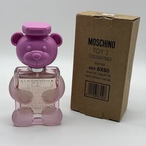 Moschino Toy 2 Bubble Gum Eau de Toilette Perfume Women 3.4 Oz 100 ml NEW Tester